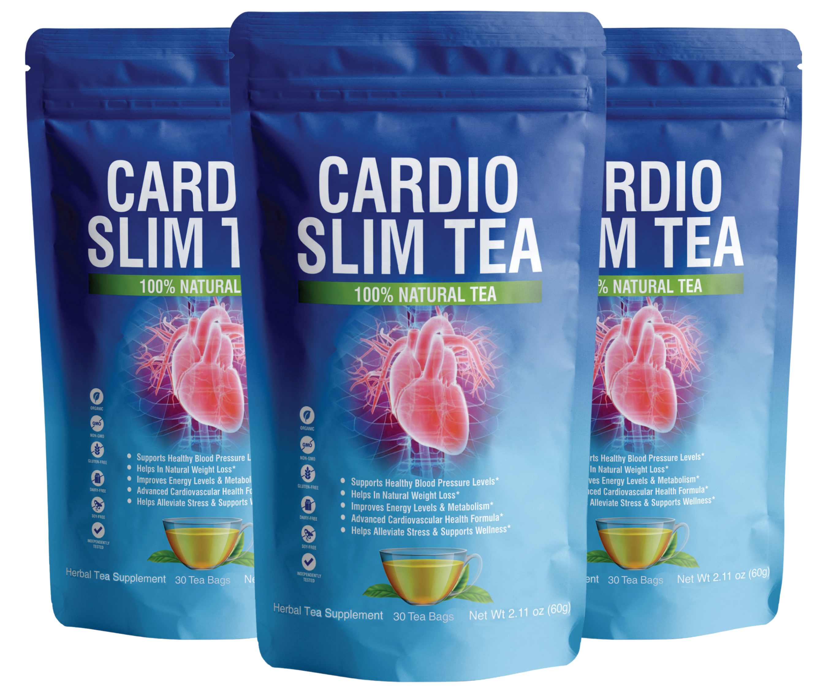 Cardio Slim Tea — 15-ingredient blood pressure formula